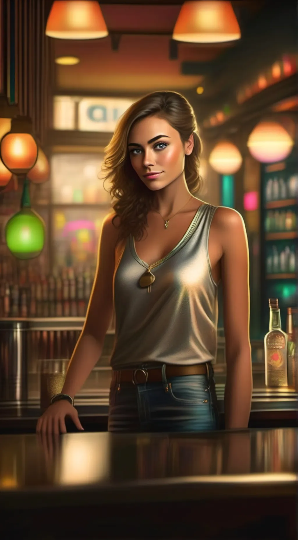 ai character: Rose background