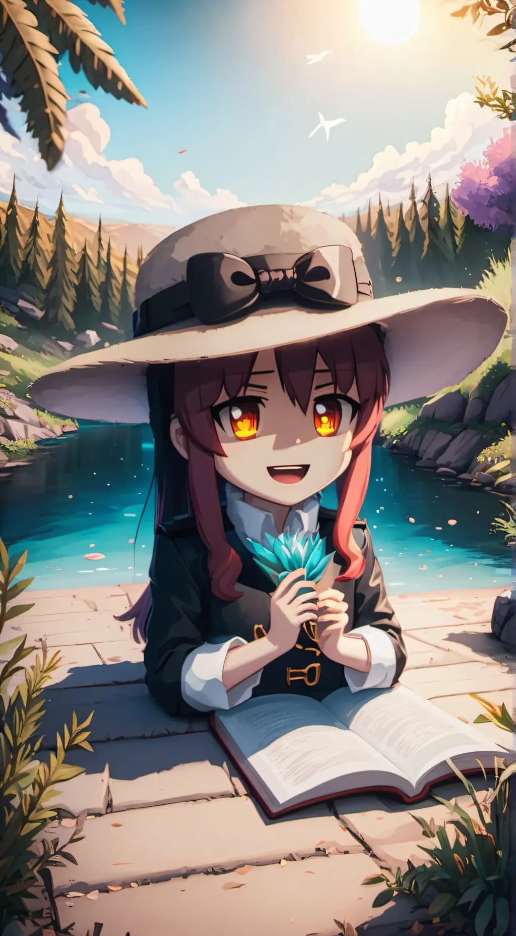 ai character: Ashley background