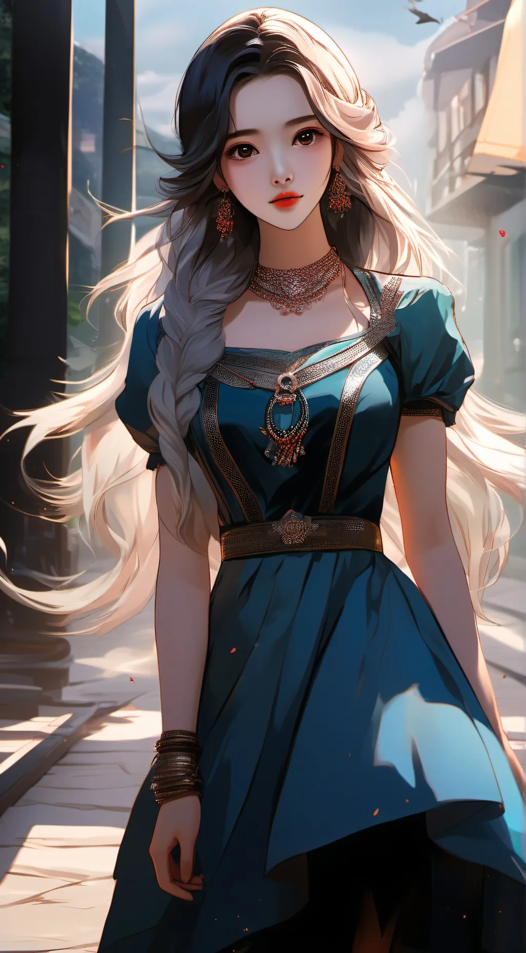 ai character: Gwen  background