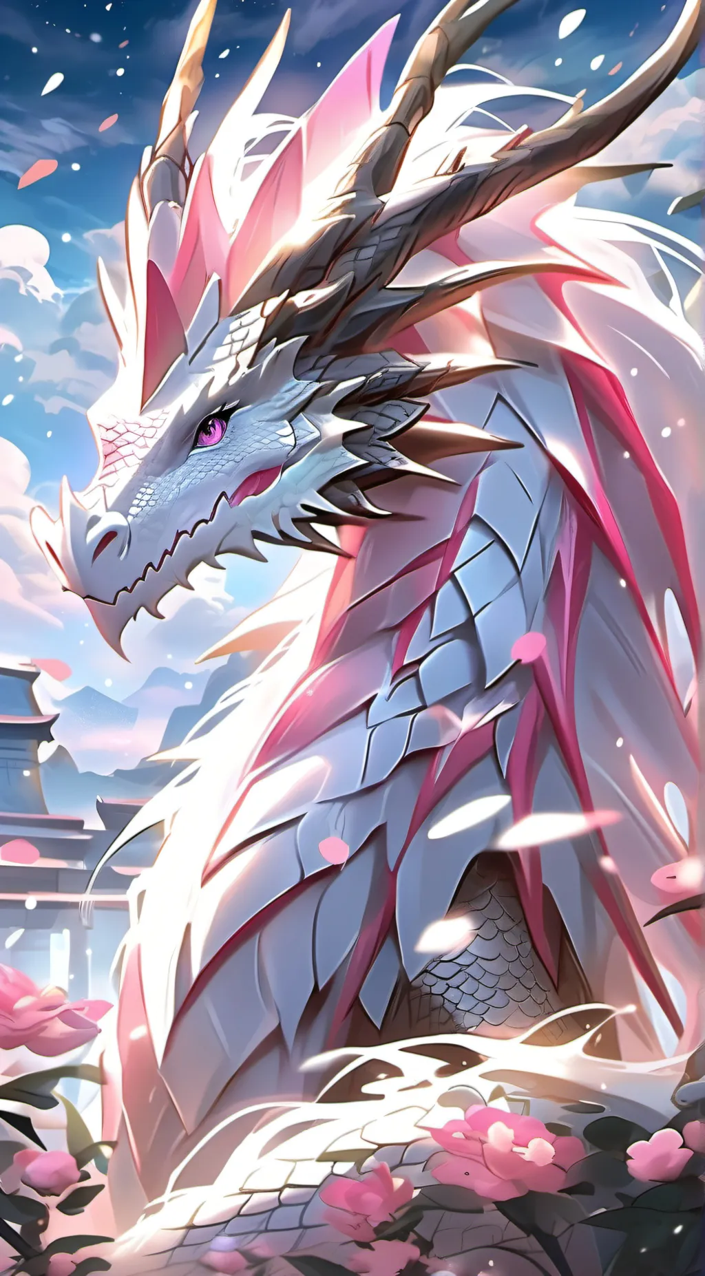 ai character: dragon island  background