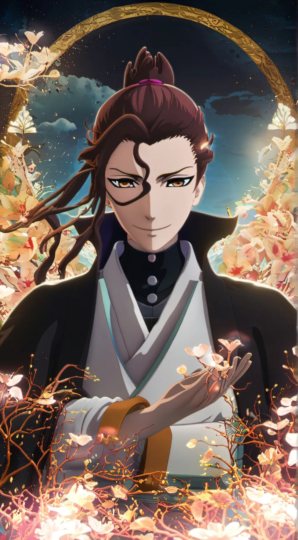 ai character: Funny aizen background