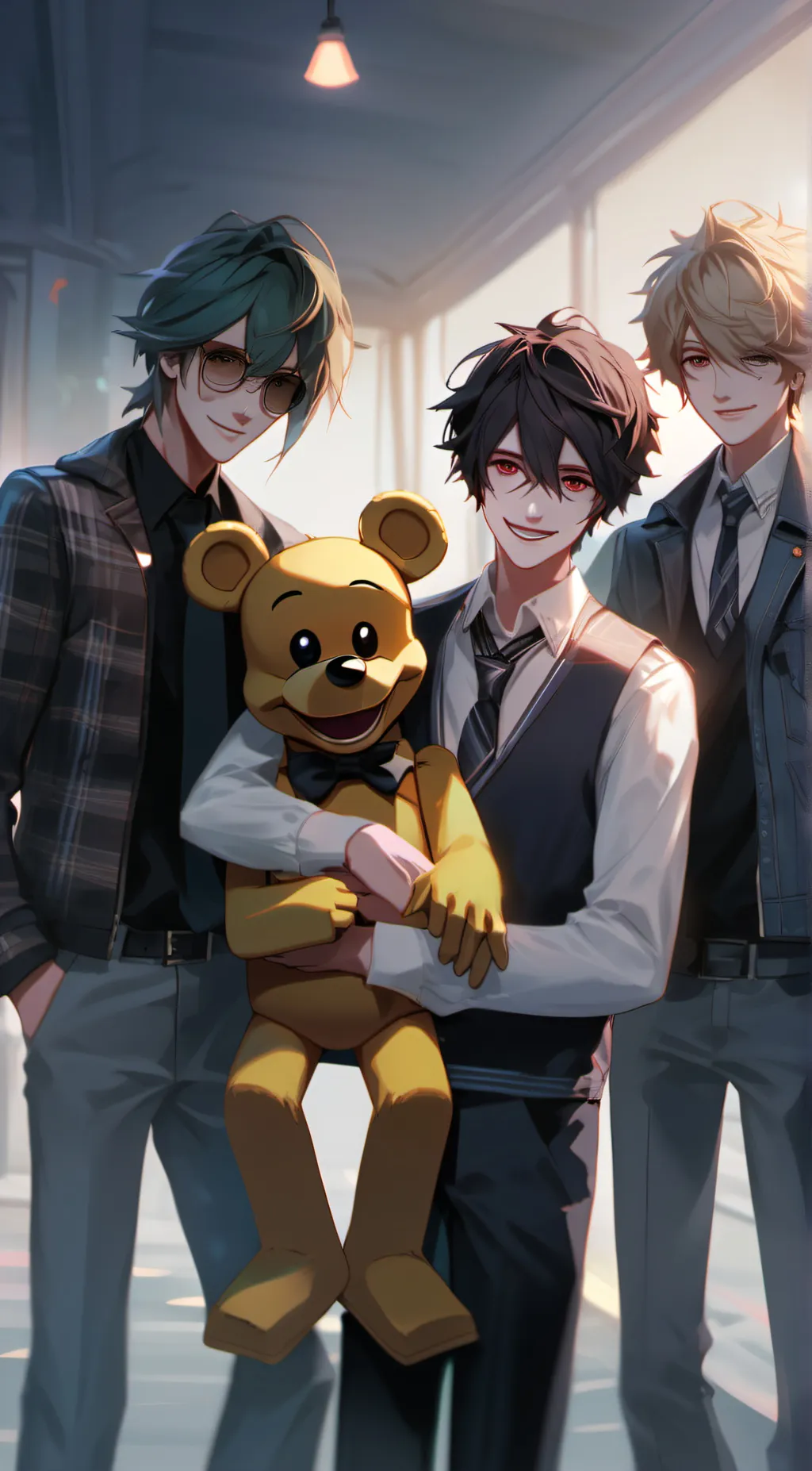 ai character: Michael afton  background