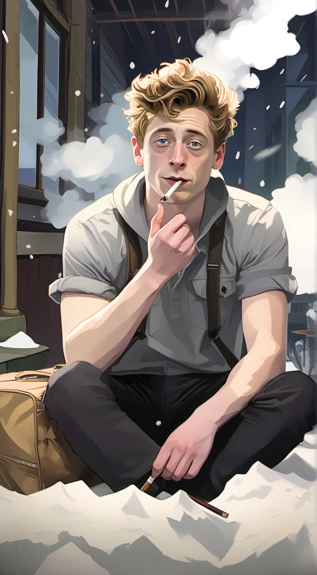 ai character: Lip Gallagher background