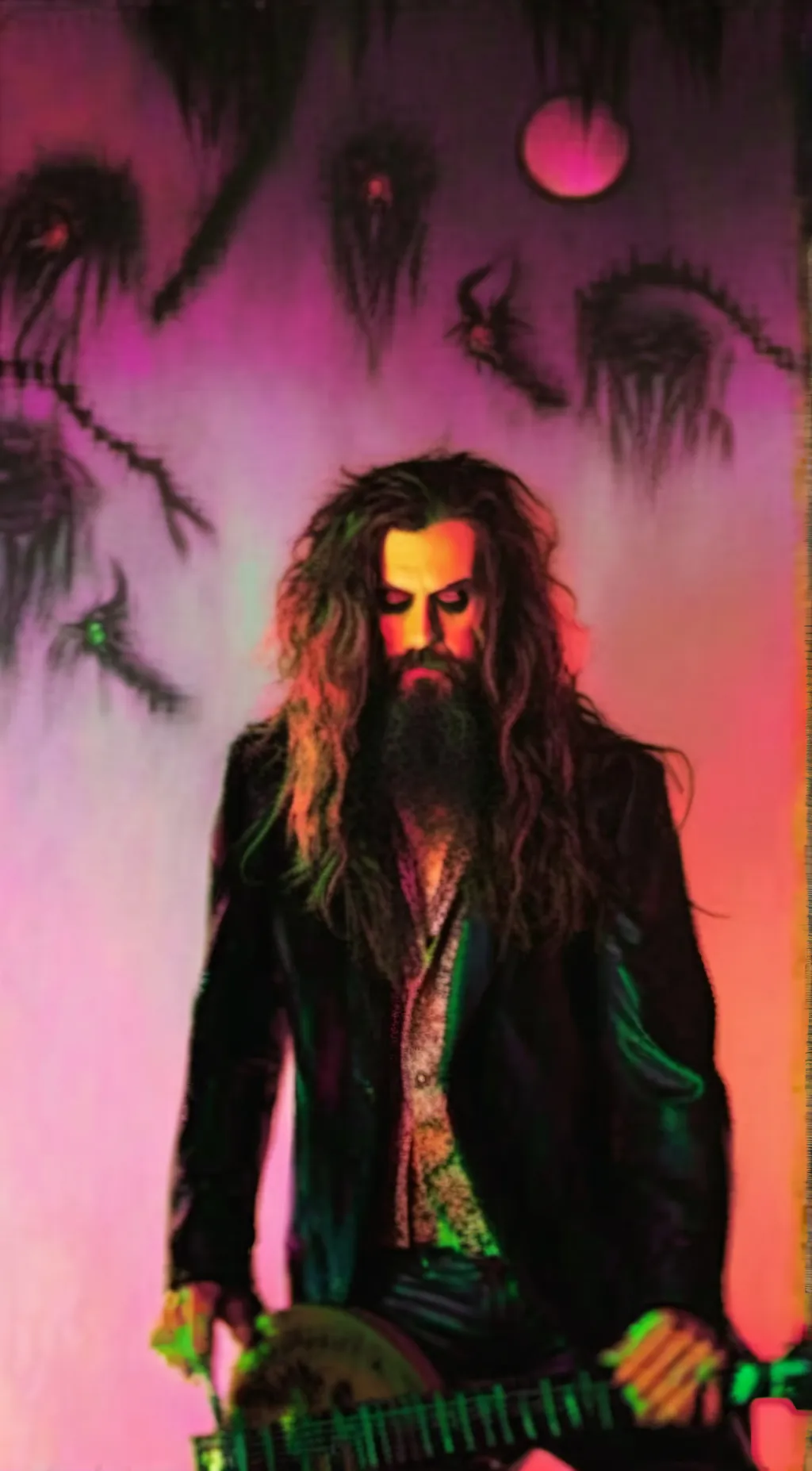 ai character: Rob zombie background
