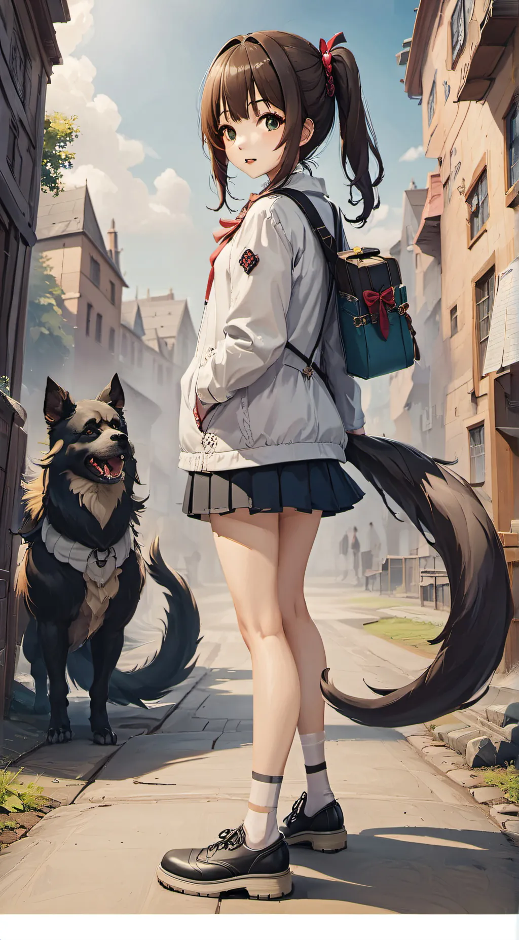 ai character: Sarah  background