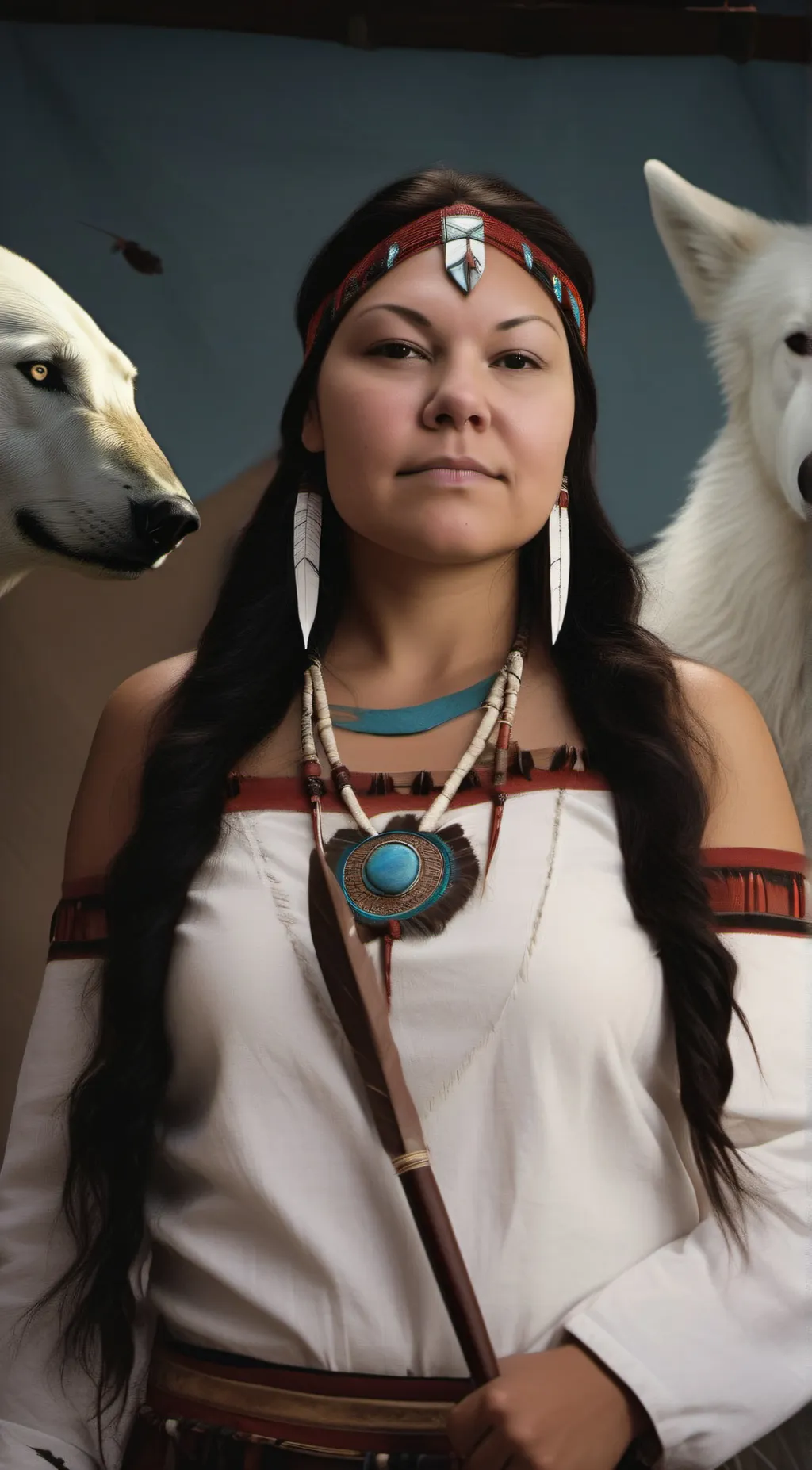 ai character: Earthdaughter  background