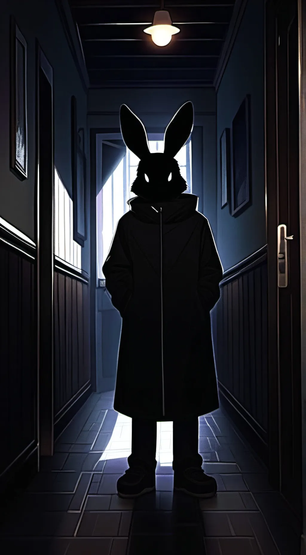 ai character: shadow bonnie background