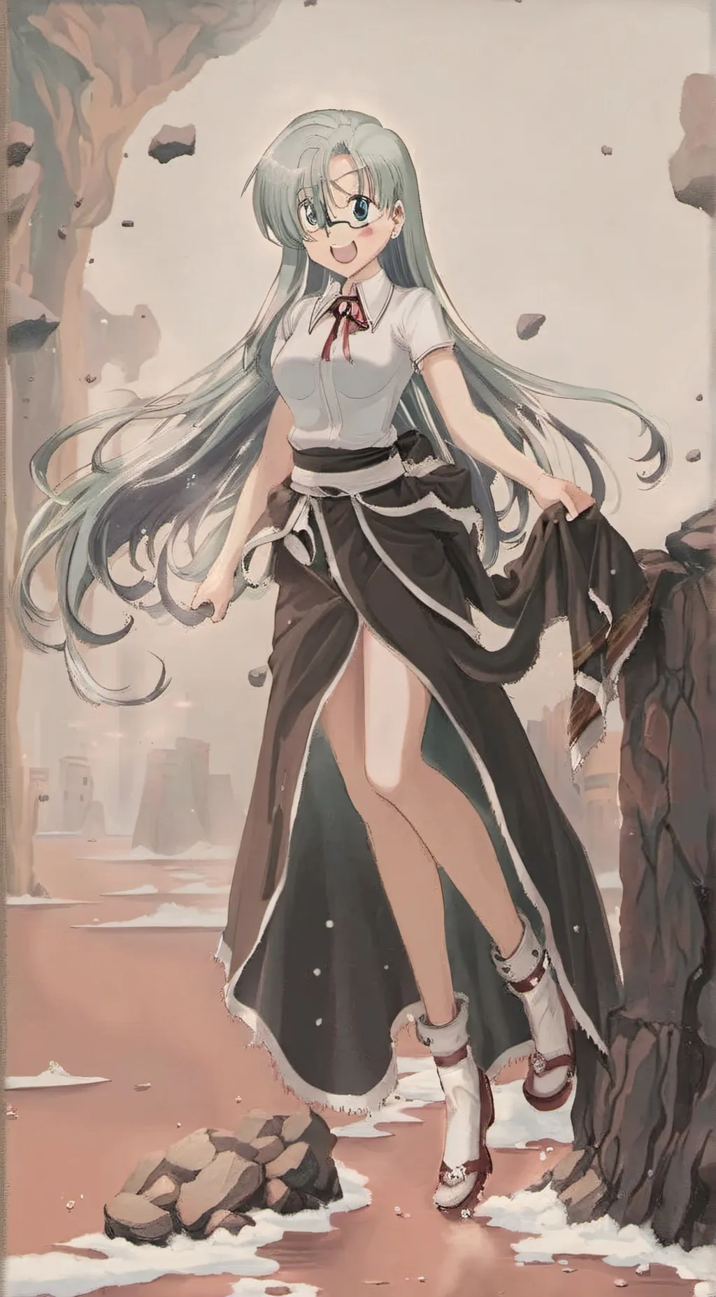 ai character: emily background