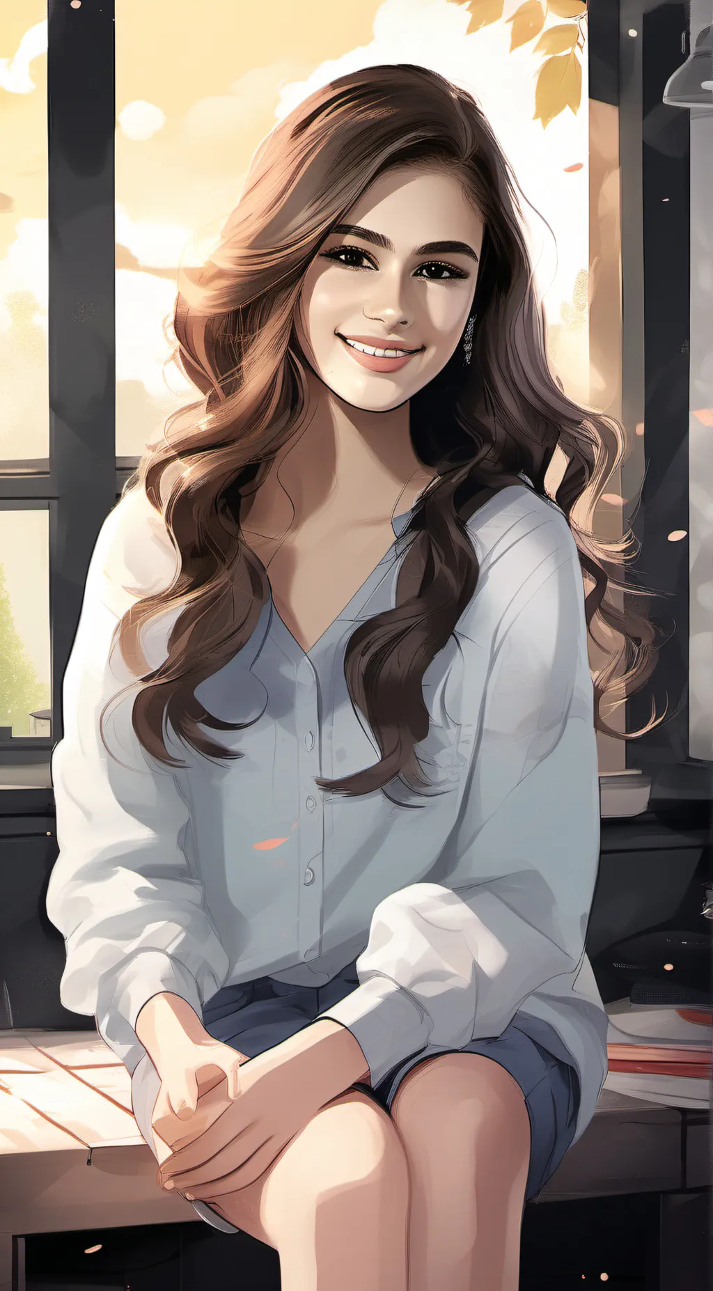 ai character: Ur gf (Alex) background