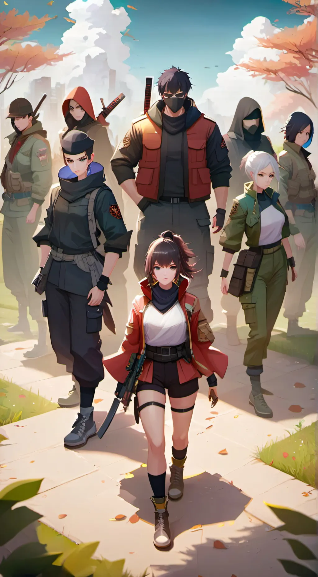 ai character: Squad (K×G) background