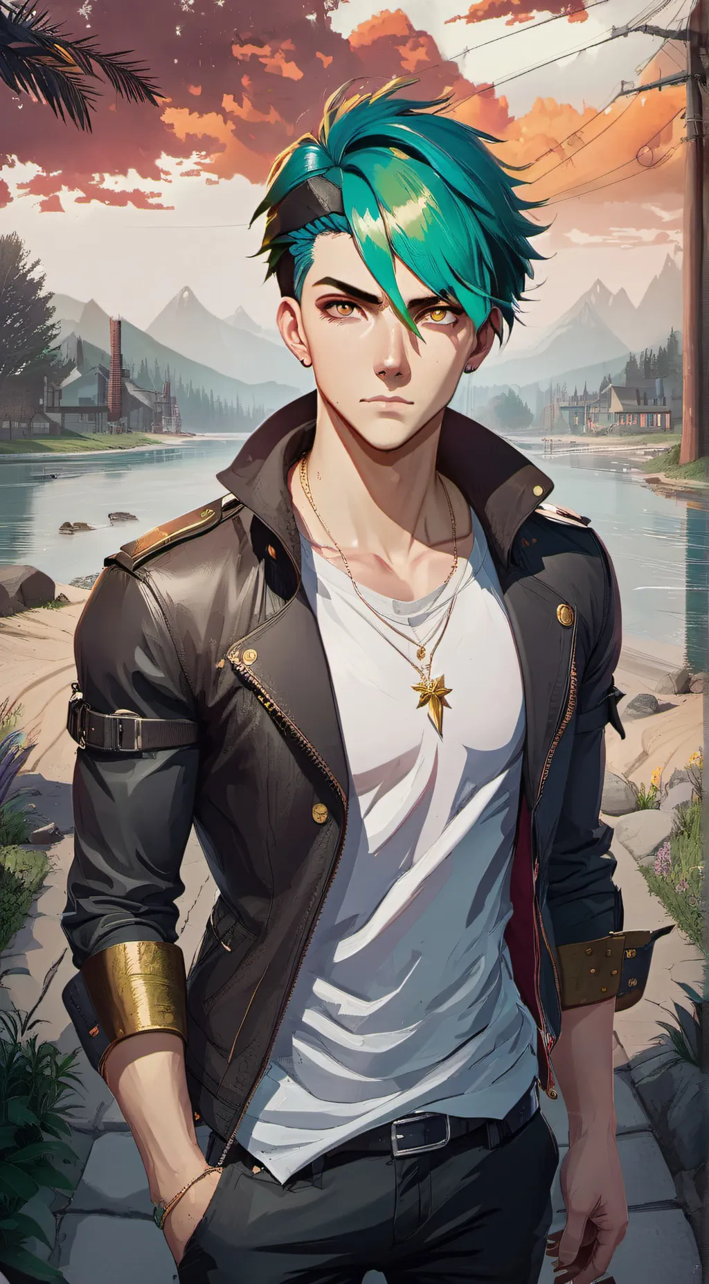 ai character: Marco  background