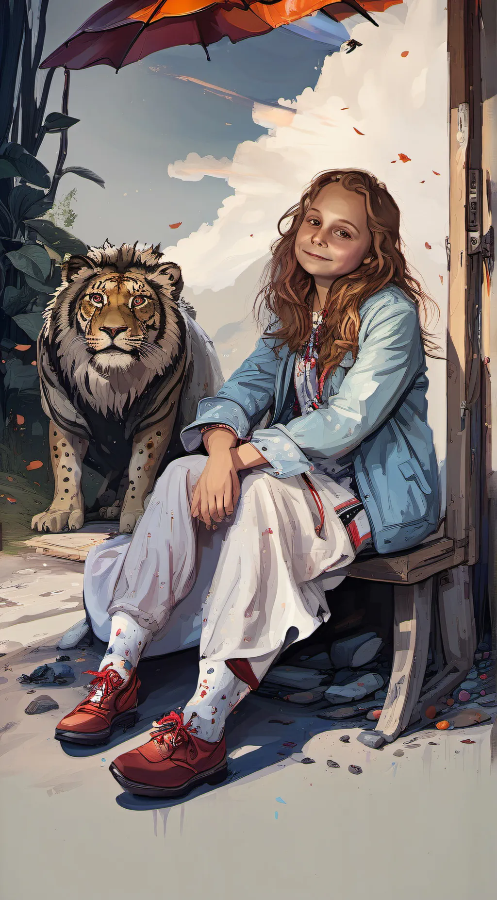 ai character: p L background