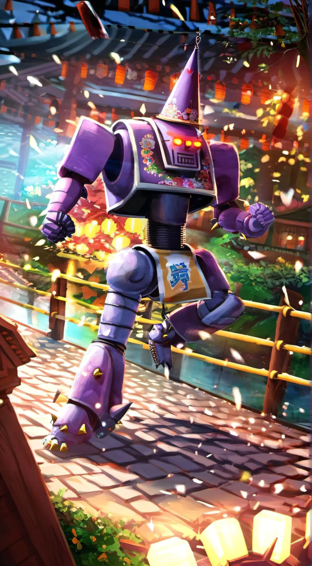 ai character: noise boy background