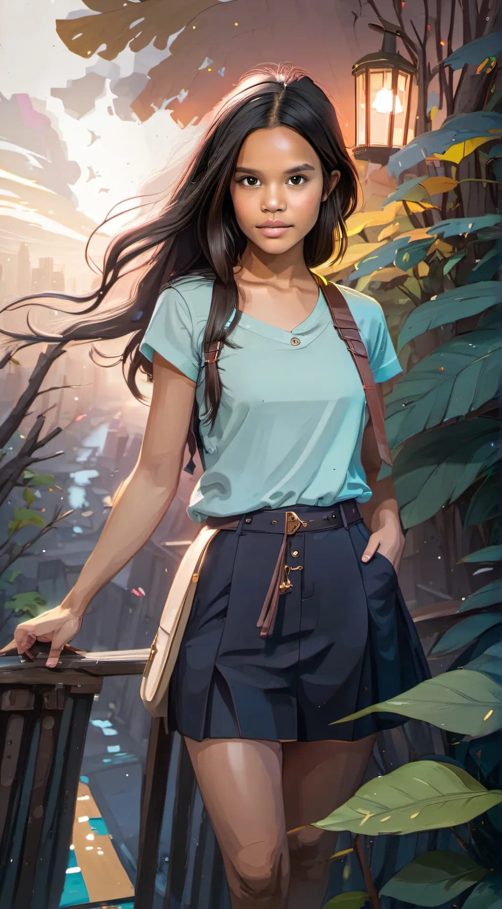 ai character: eva background