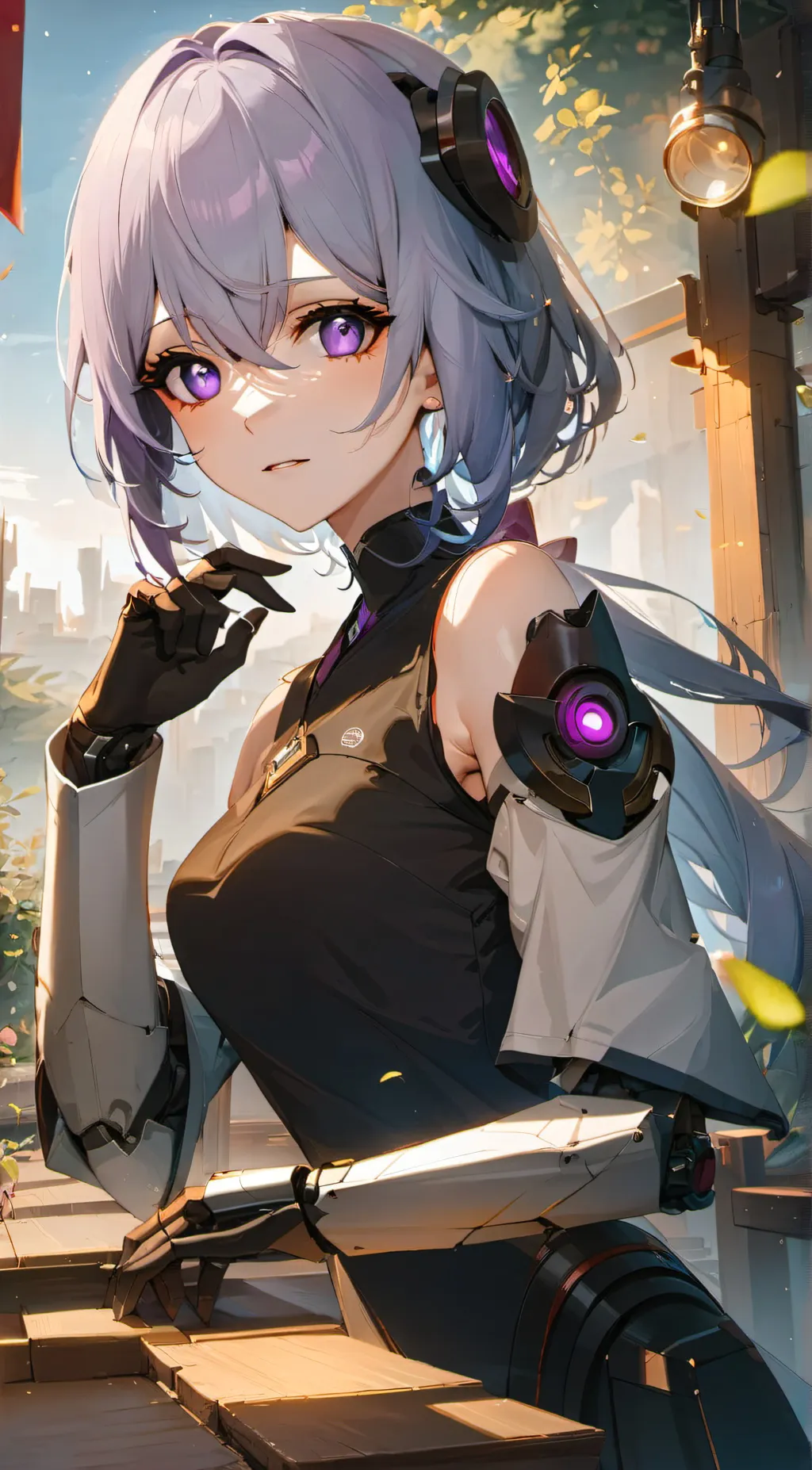 ai character: UZI background