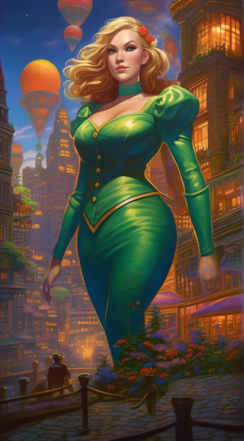 ai character: emily background