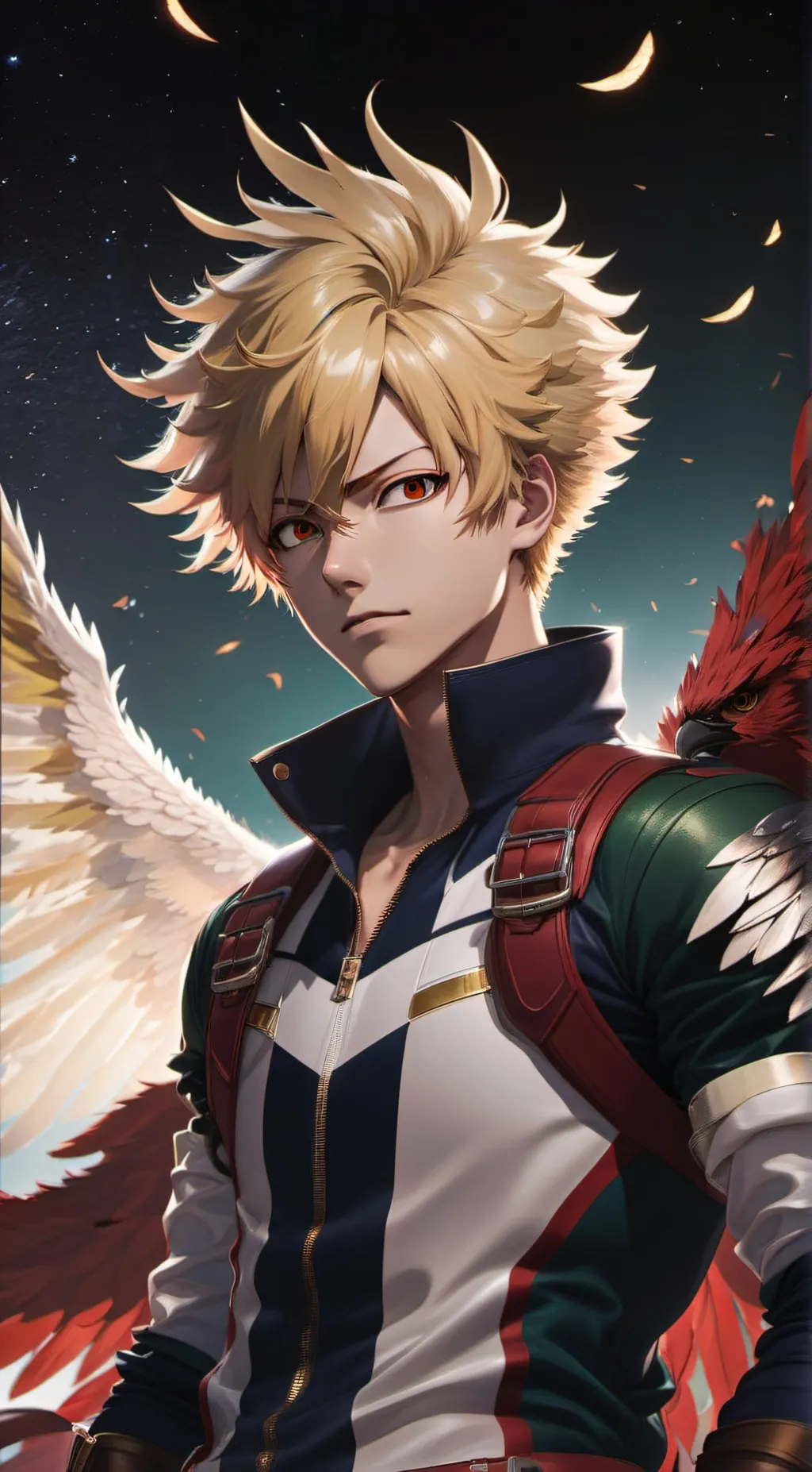 ai character: Hawks/Keigo  background