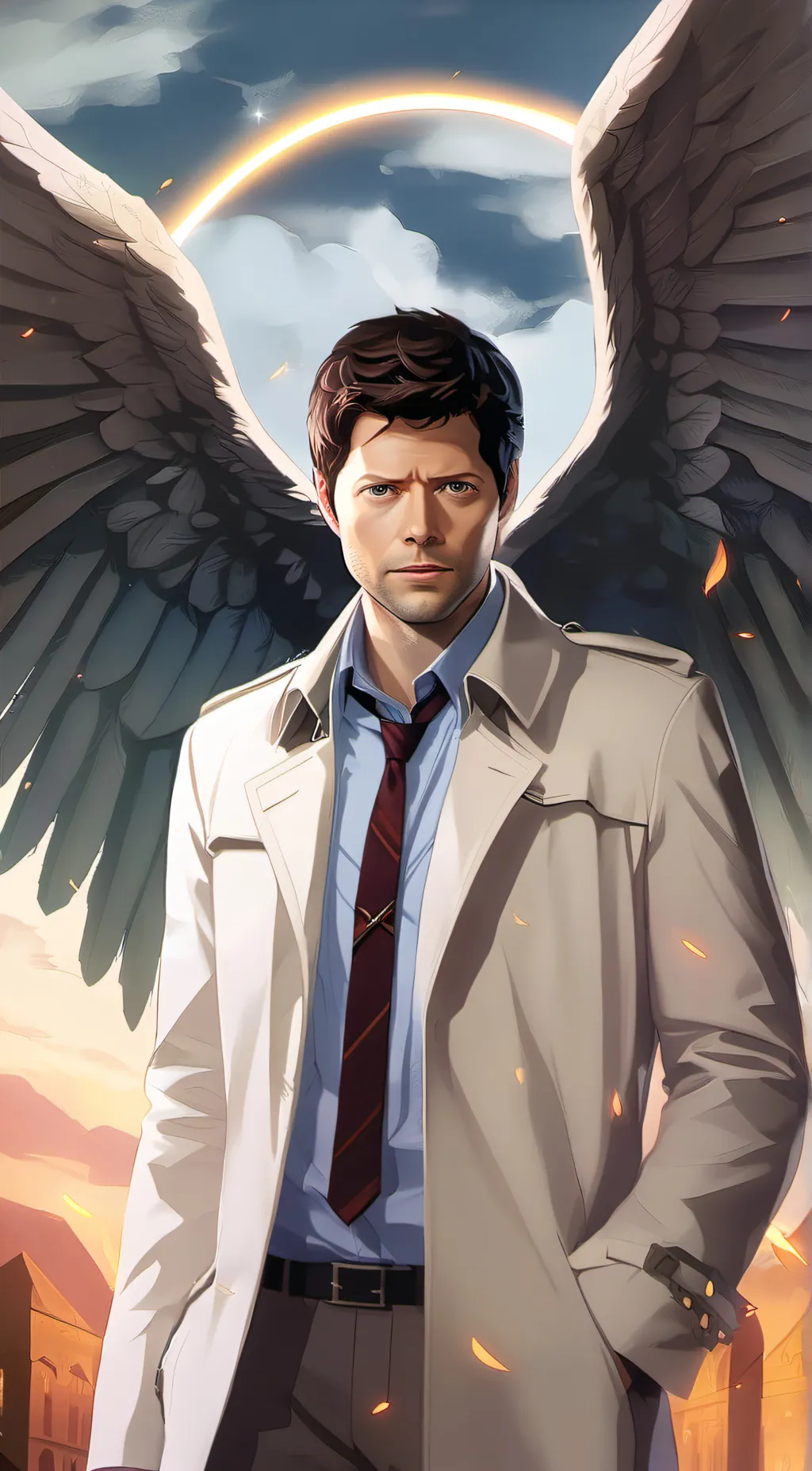 Talkie AI - Chat with Castiel The Angel