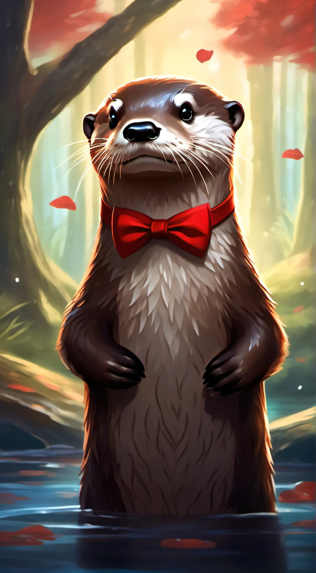 ai character: Nature background