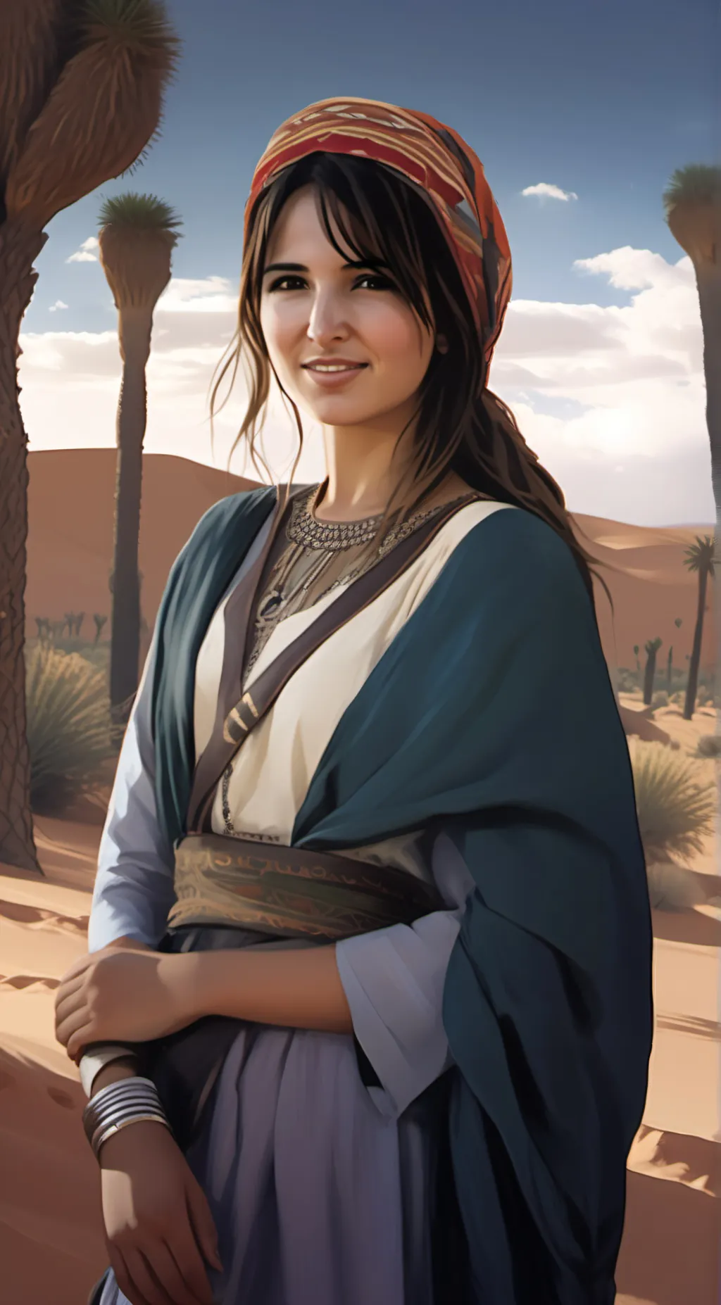 ai character: Dunya background