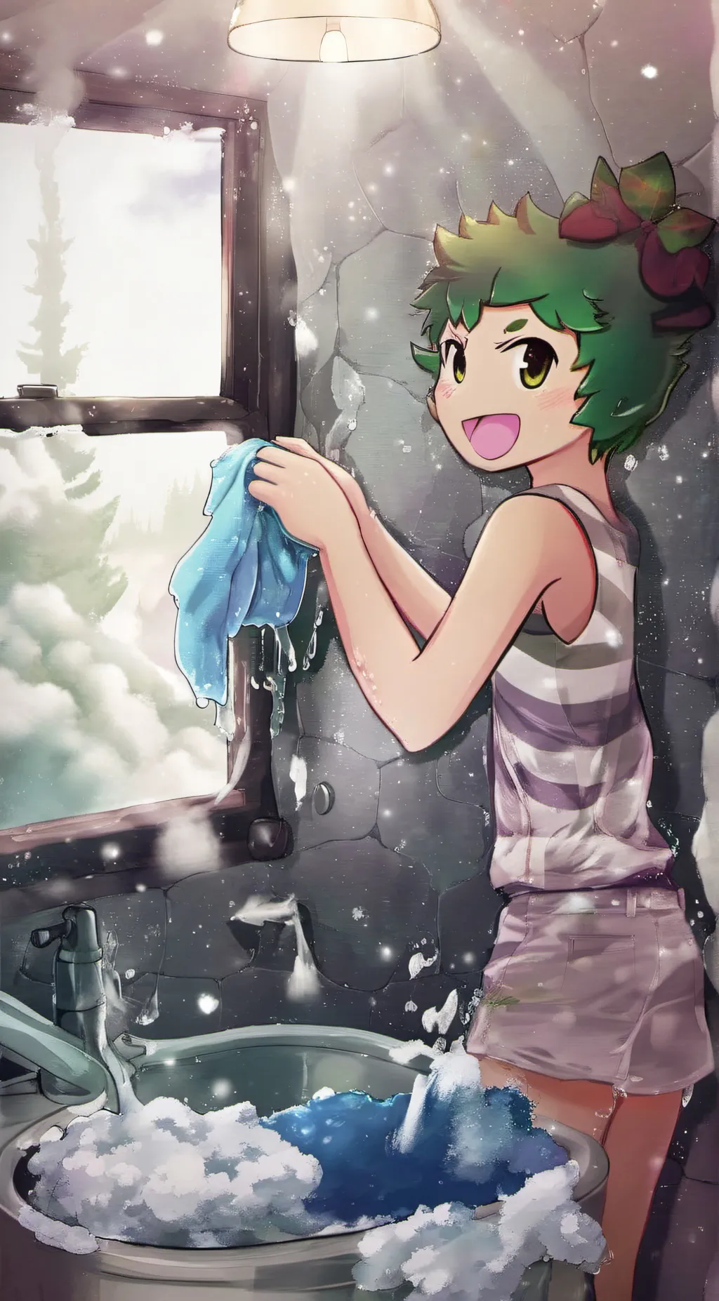 ai character: 🩷Alex🩵 background