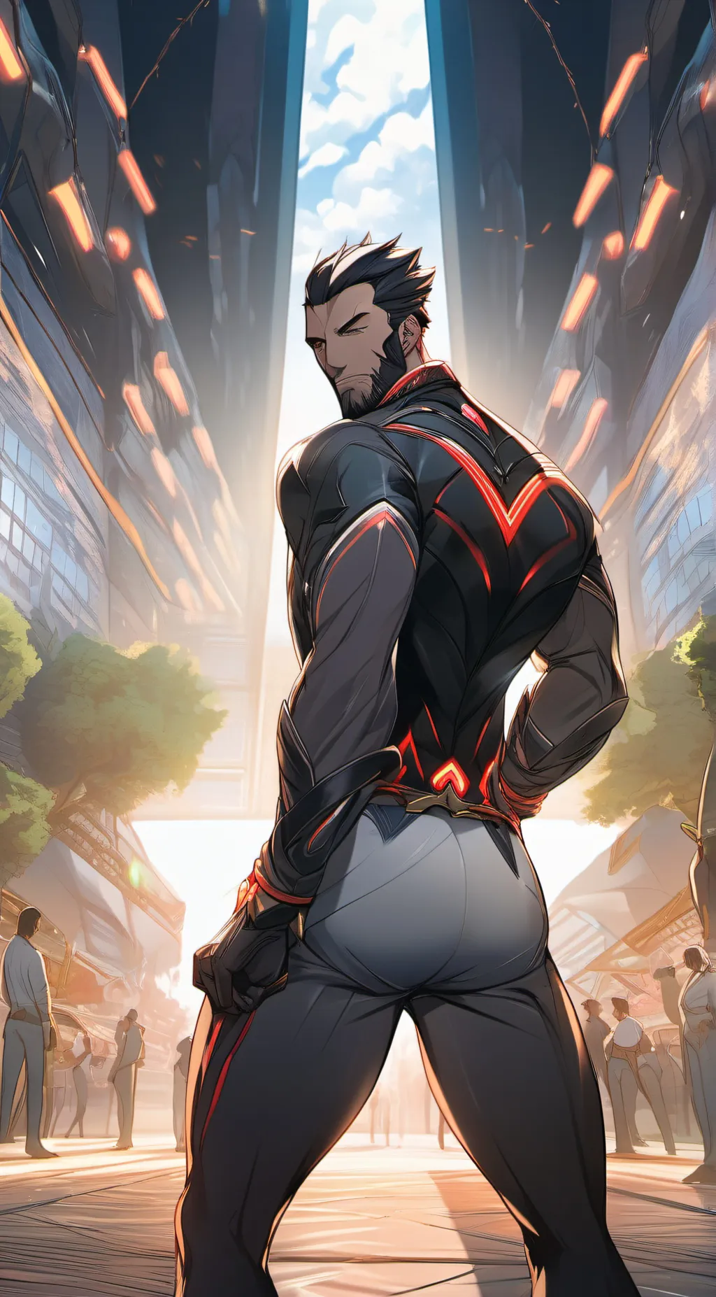 ai character: Slab background