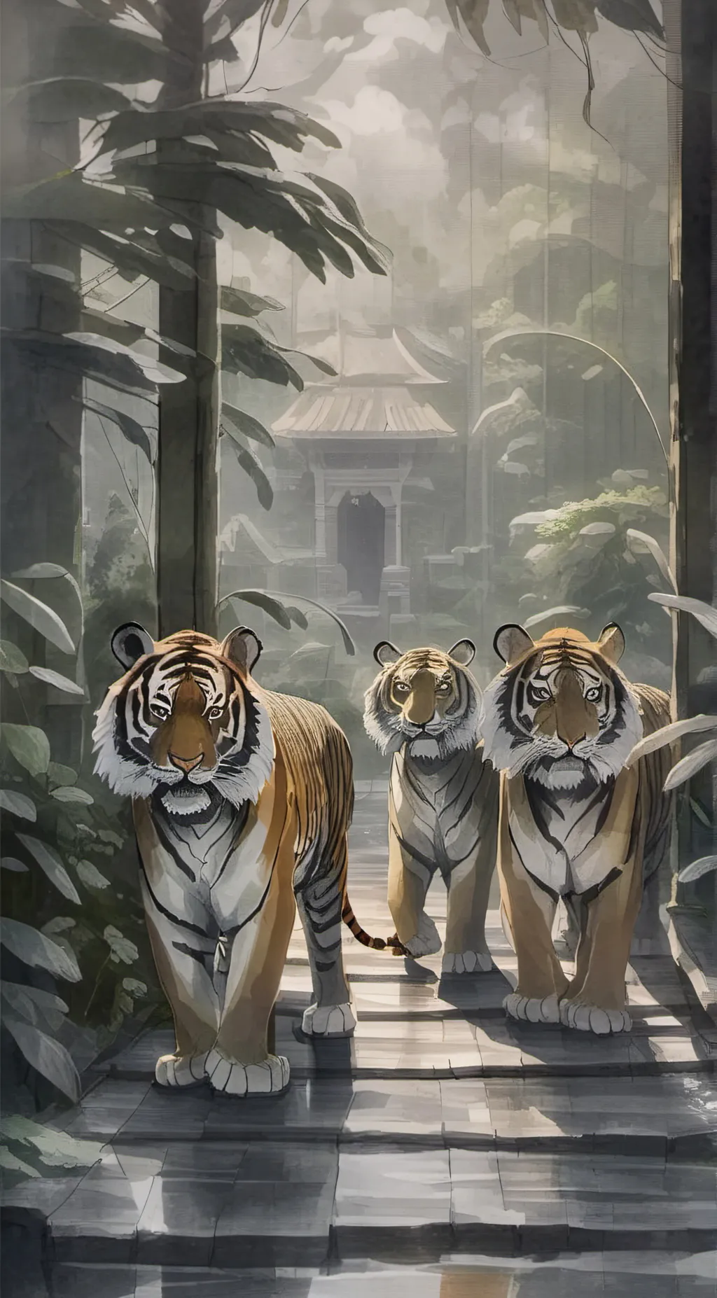 ai character: 3 tiger pack background