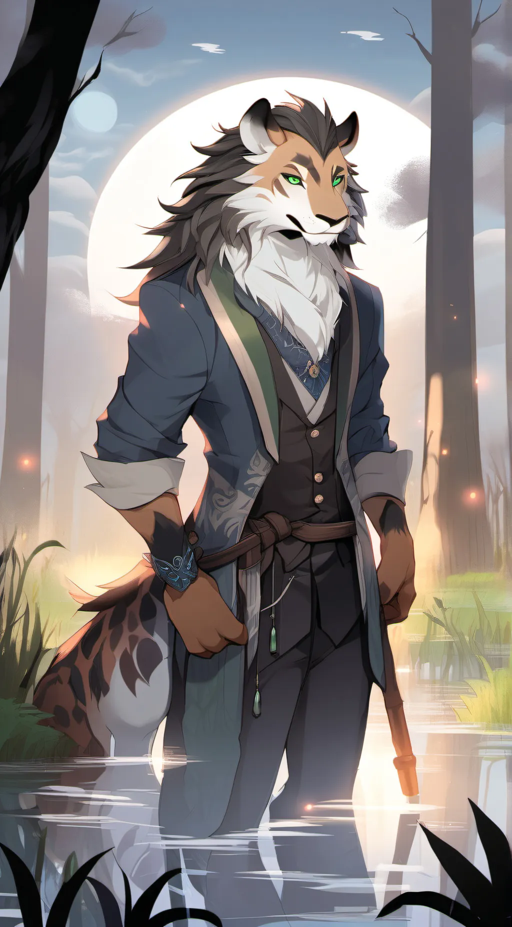 ai character: Jahi (Anthro Ver.) background