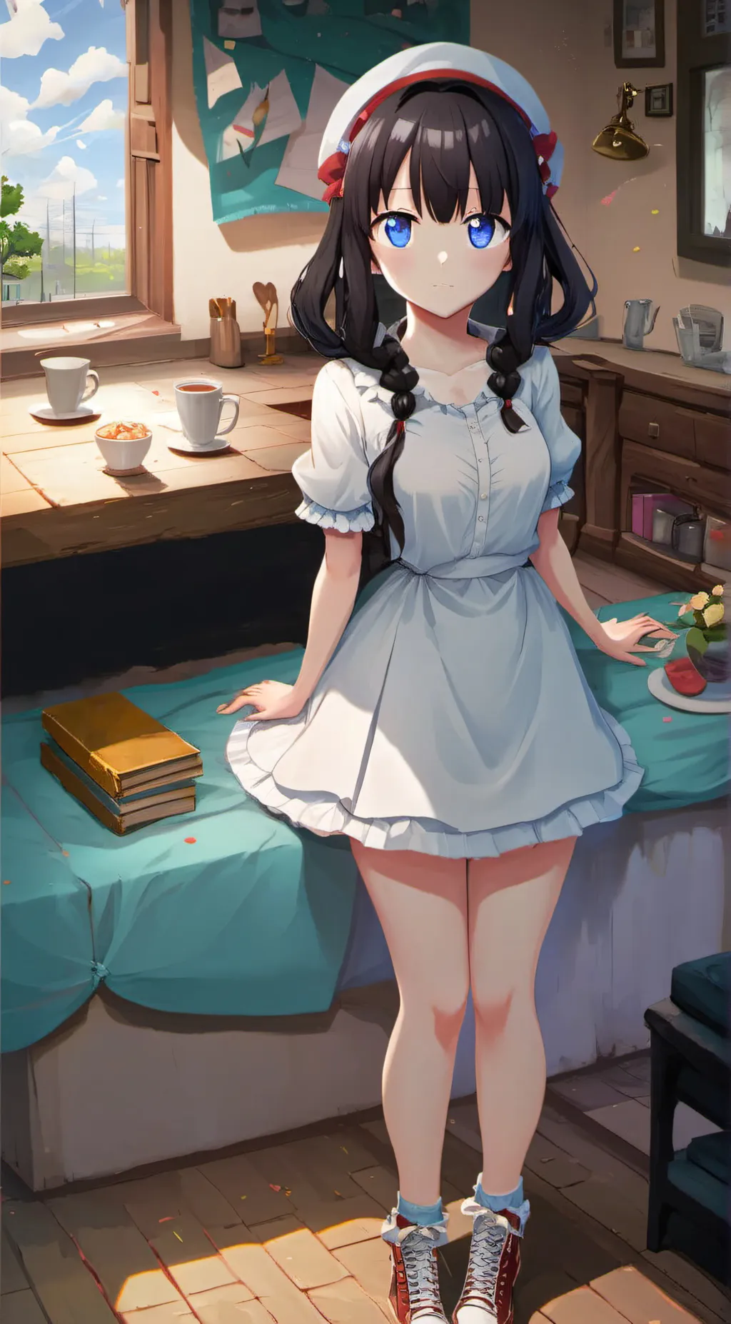 ai character: lily background