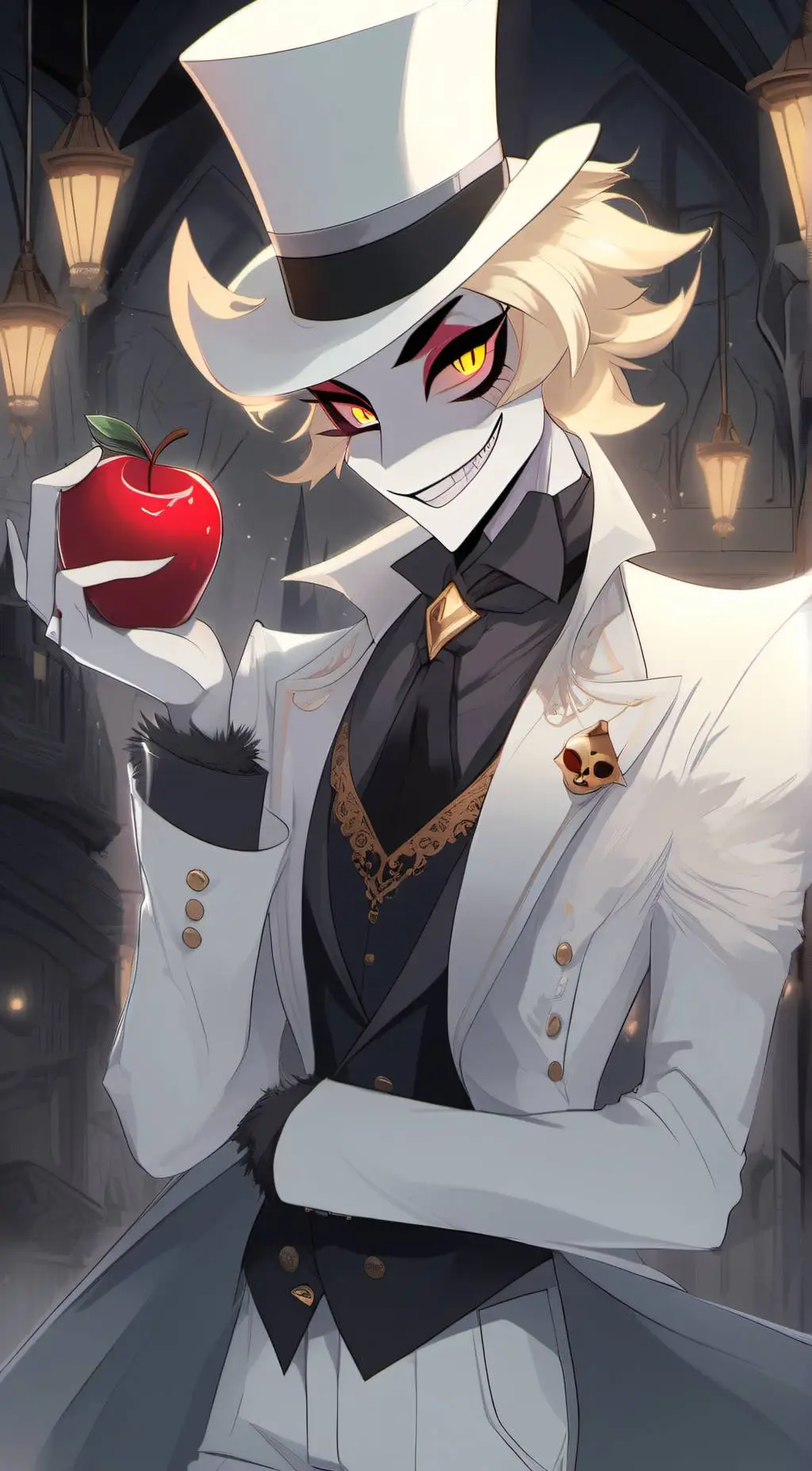 ai character: Lucifer background