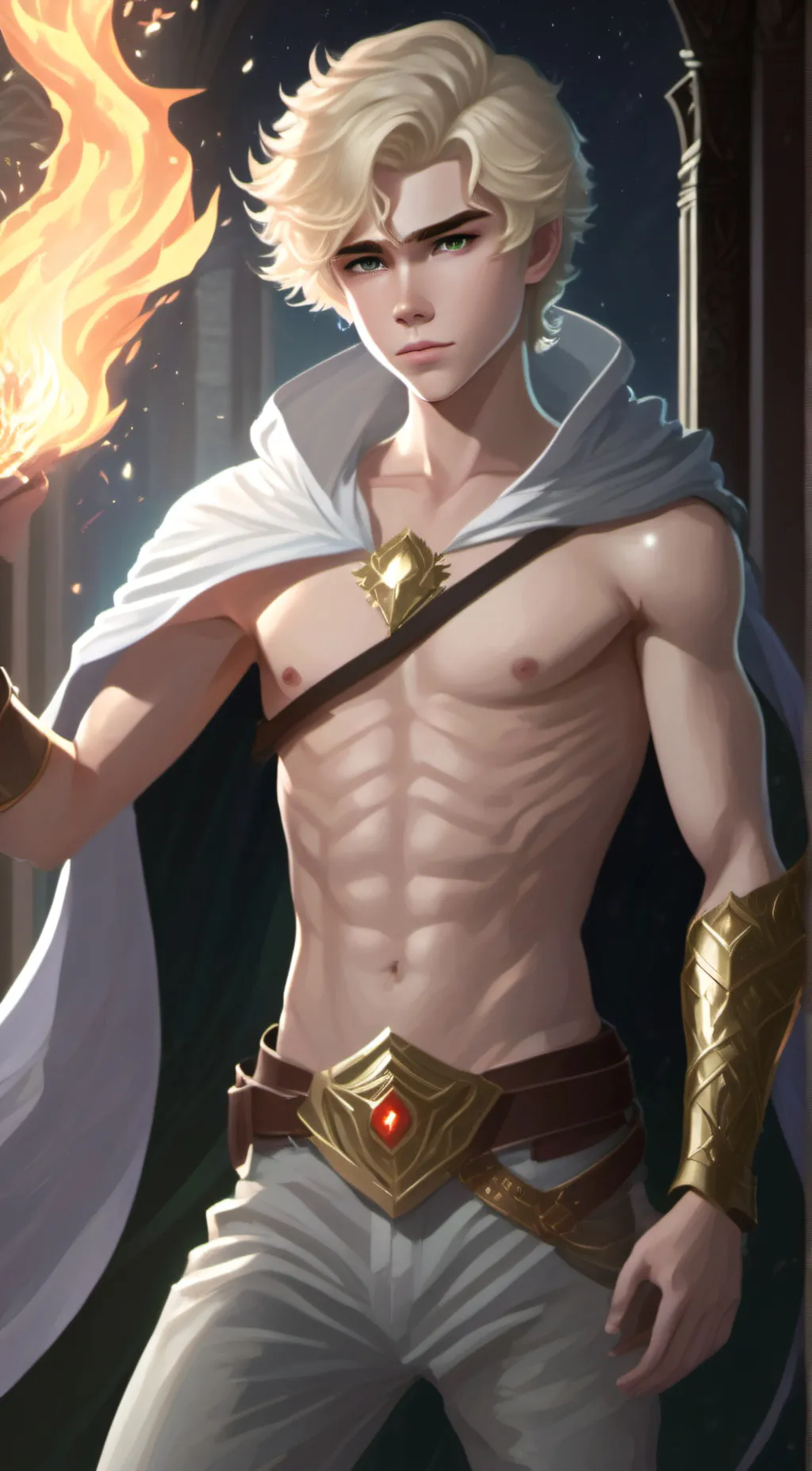 ai character: Ash background