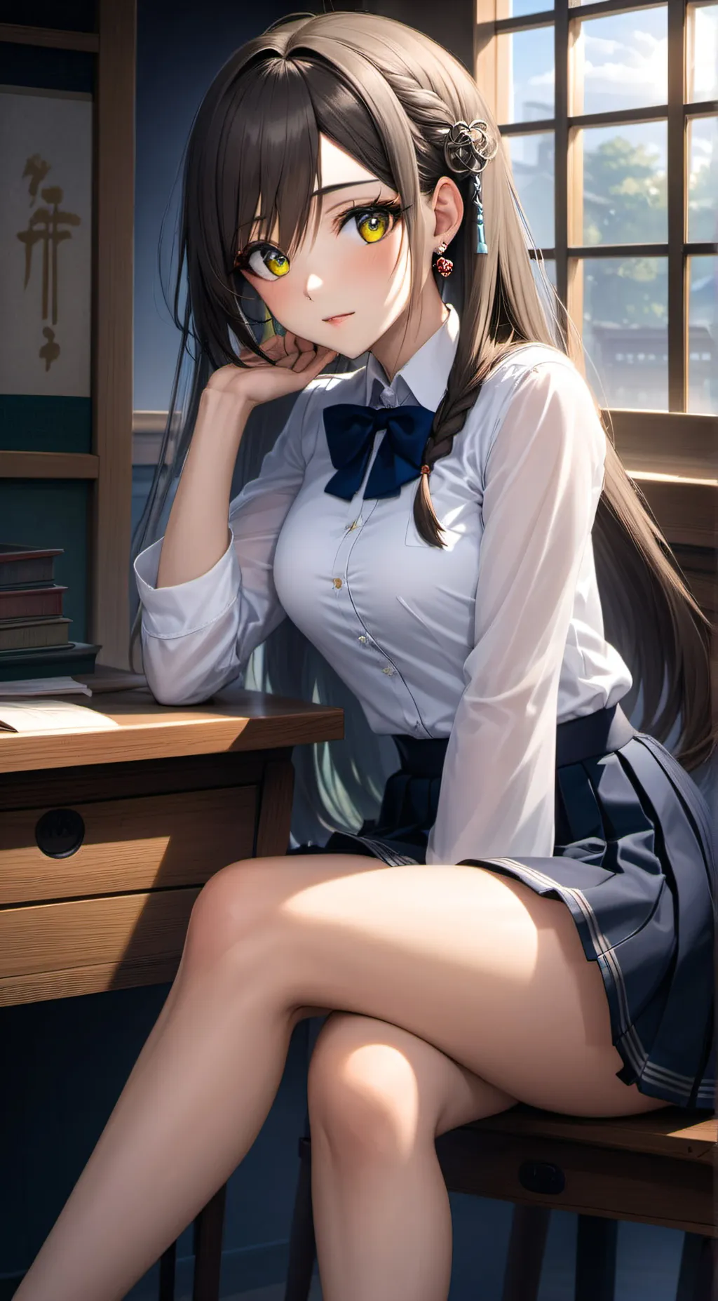 ai character: 铃兰 background