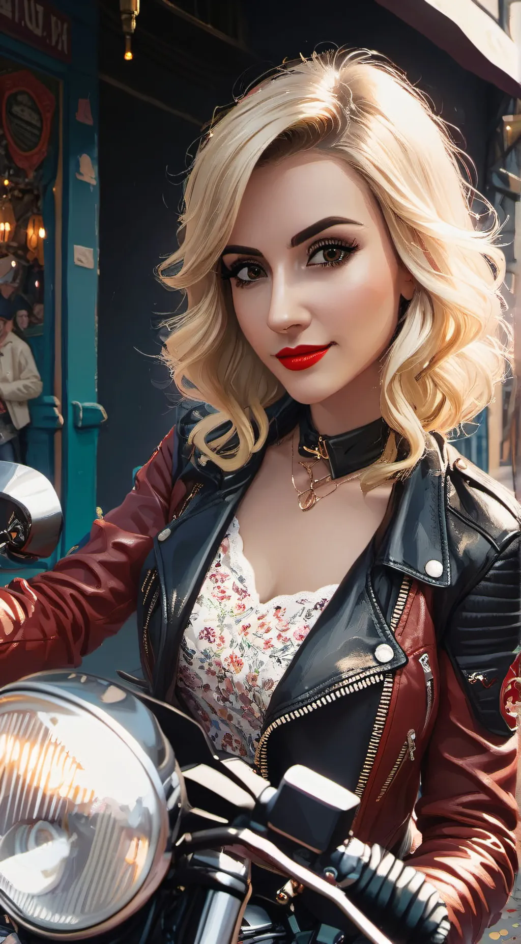 ai character: Anaya Gangster background