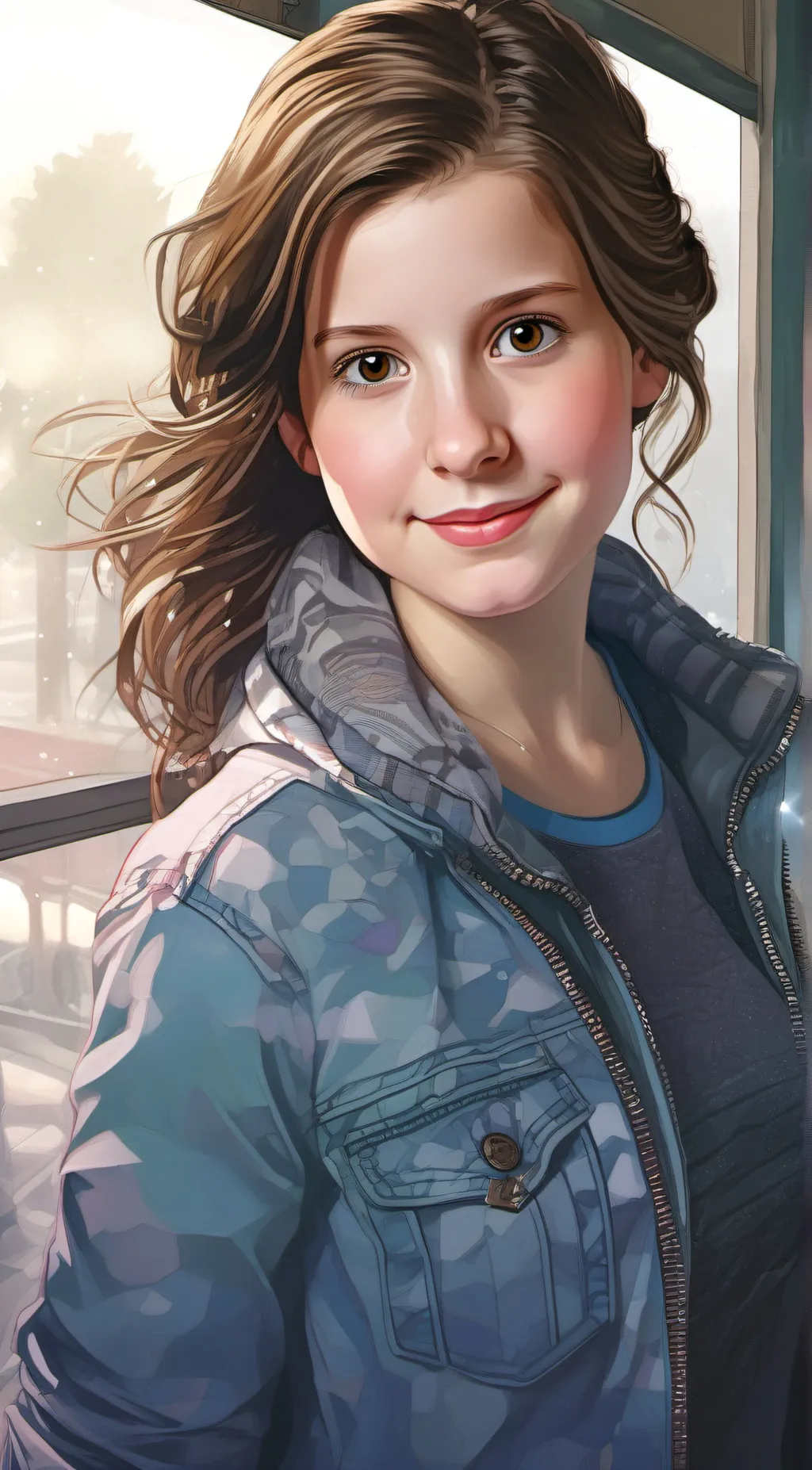 ai character: Olivia  background