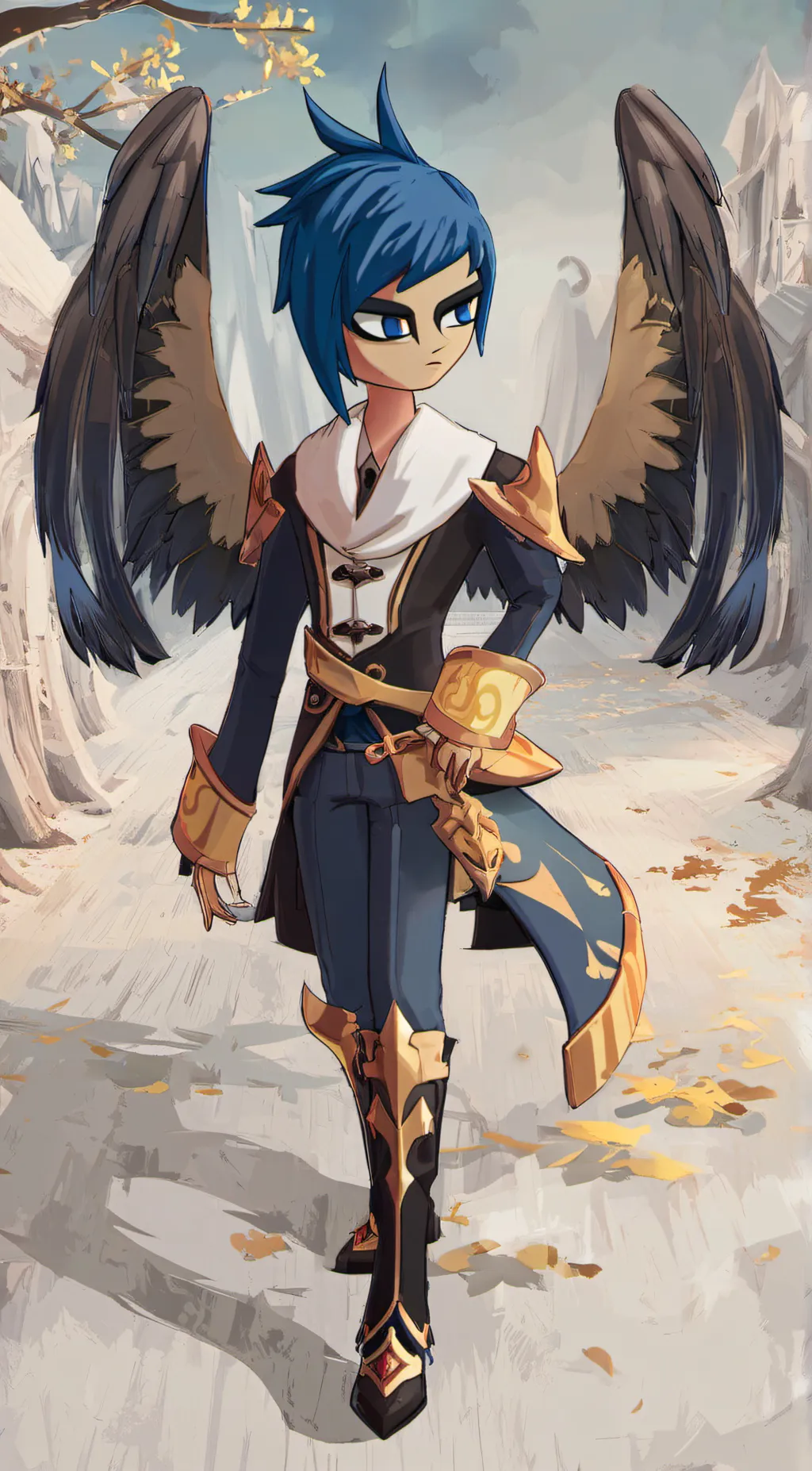 ai character: Jay (Dark)  background