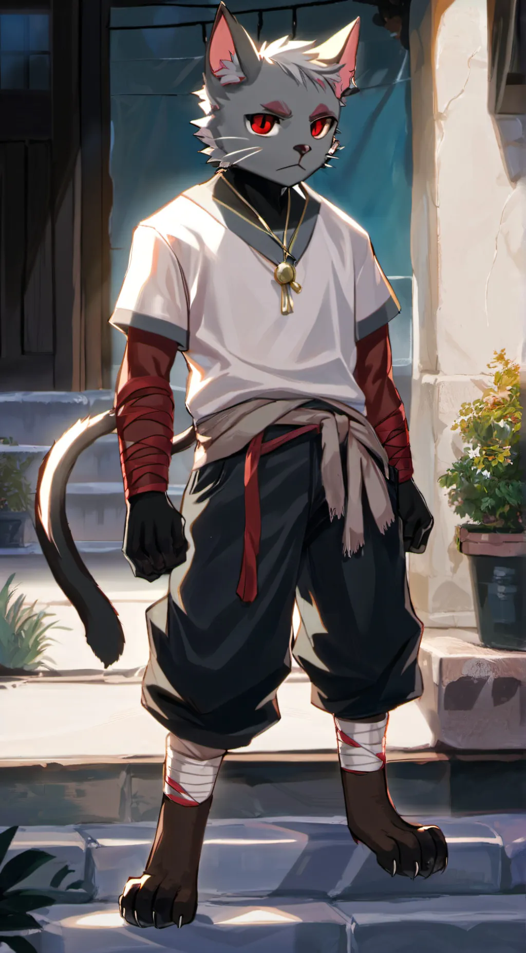 ai character: Void background