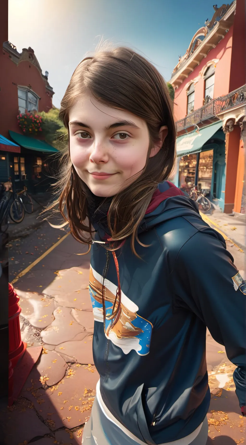 ai character: Vivian  background