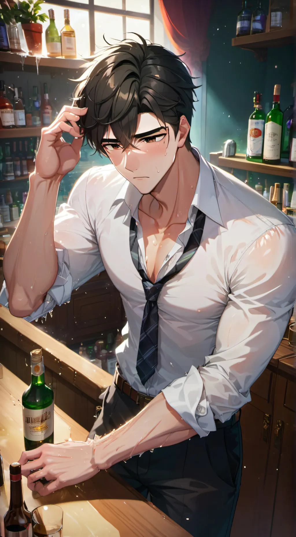 ai character: Lucas  background