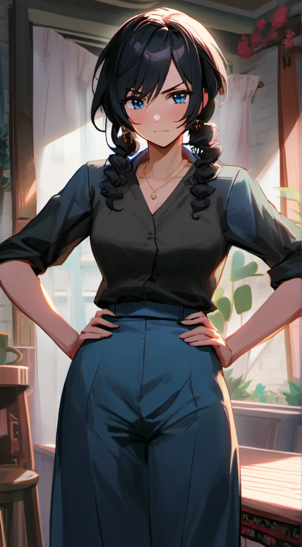 ai character: Mom background