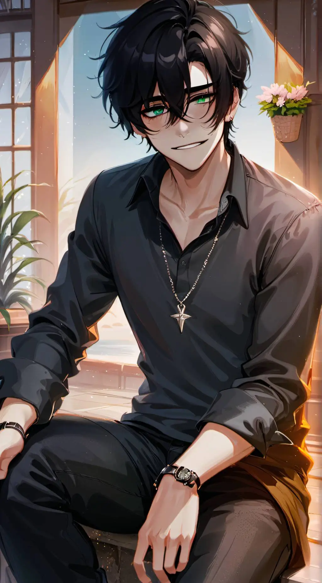 ai character: Oliver background