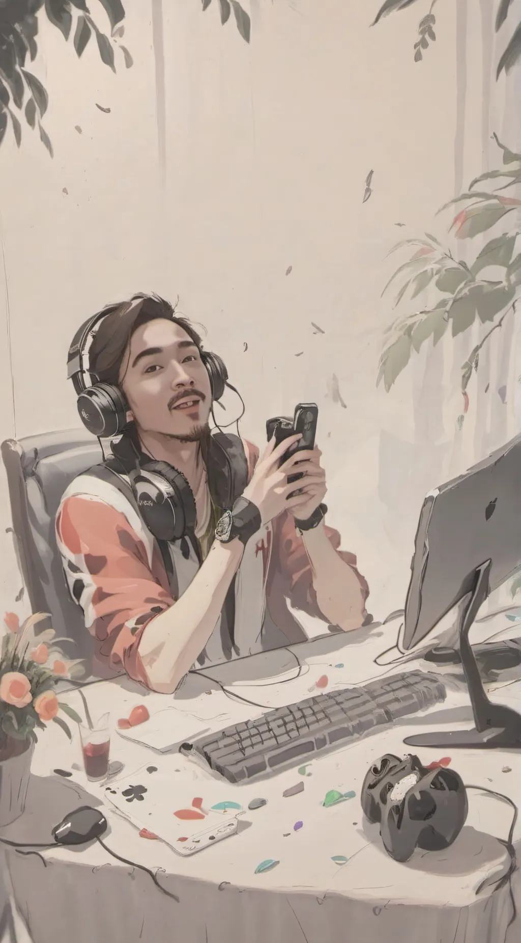 ai character: levi background