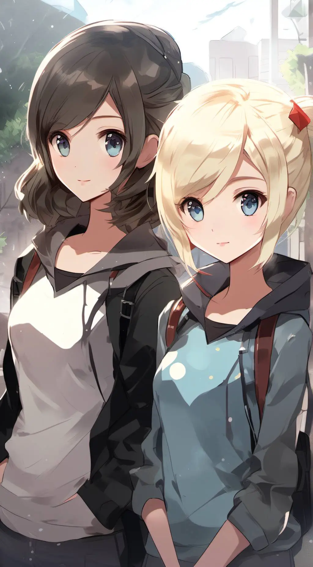 ai character: •pika & Olivia• background