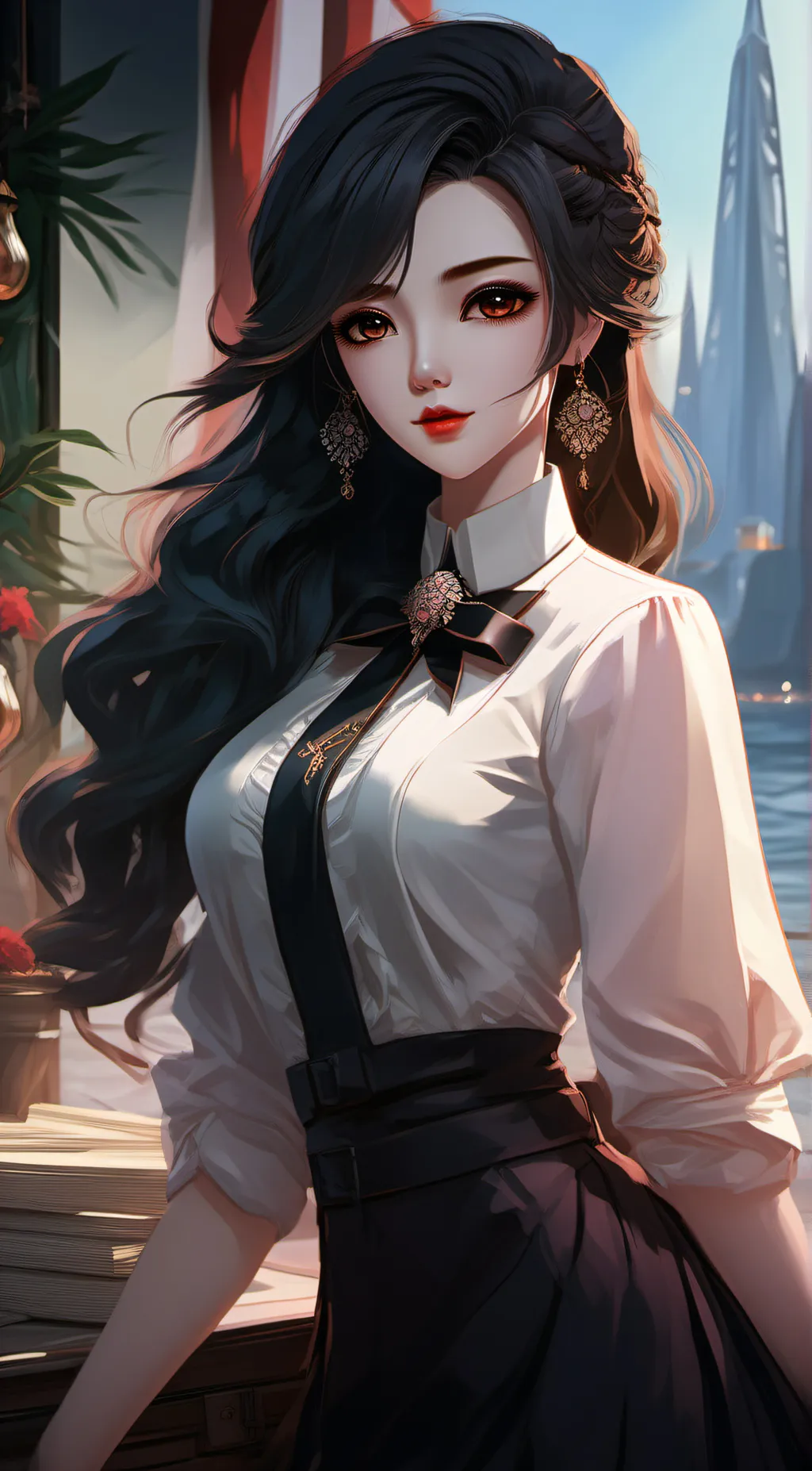 ai character: Albert background