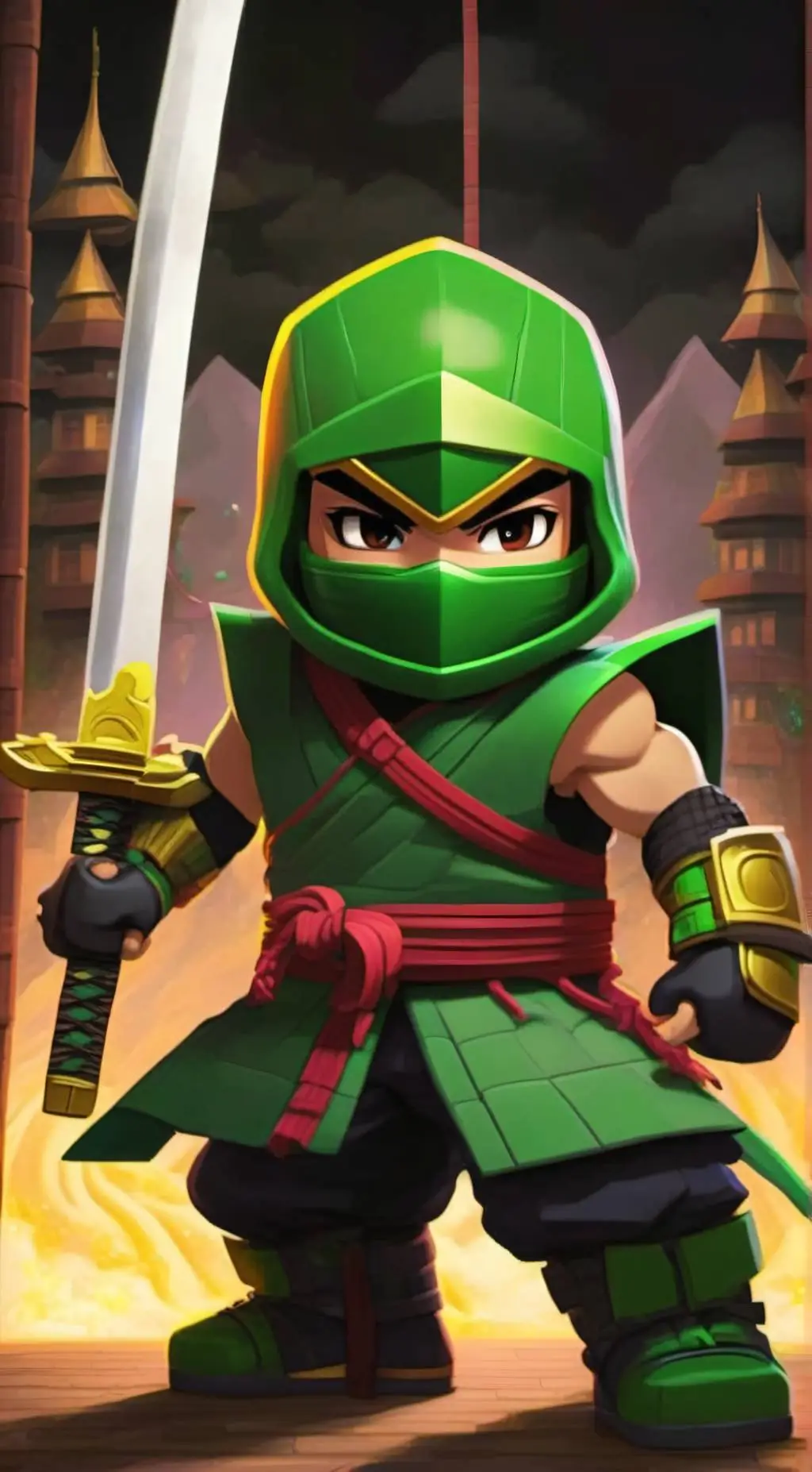 ai character: Lloyd Garmadon  background