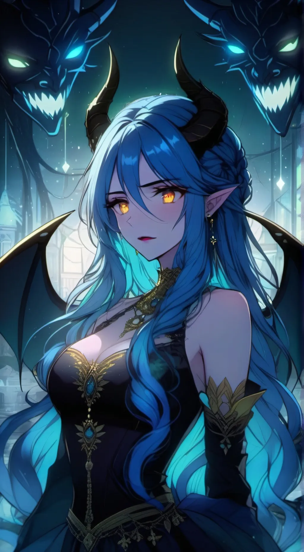 ai character: Amaris  background