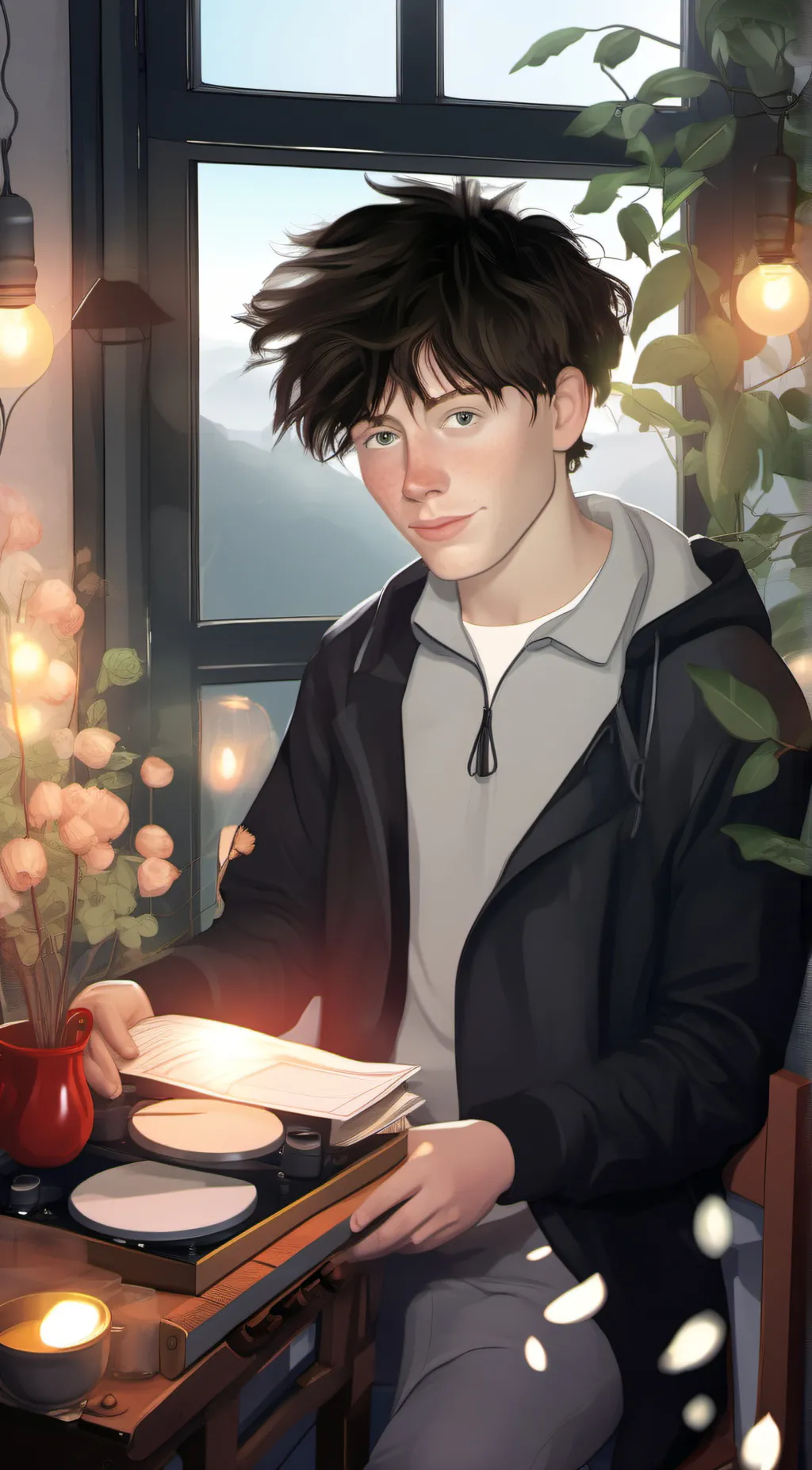 ai character: Brady Noon background