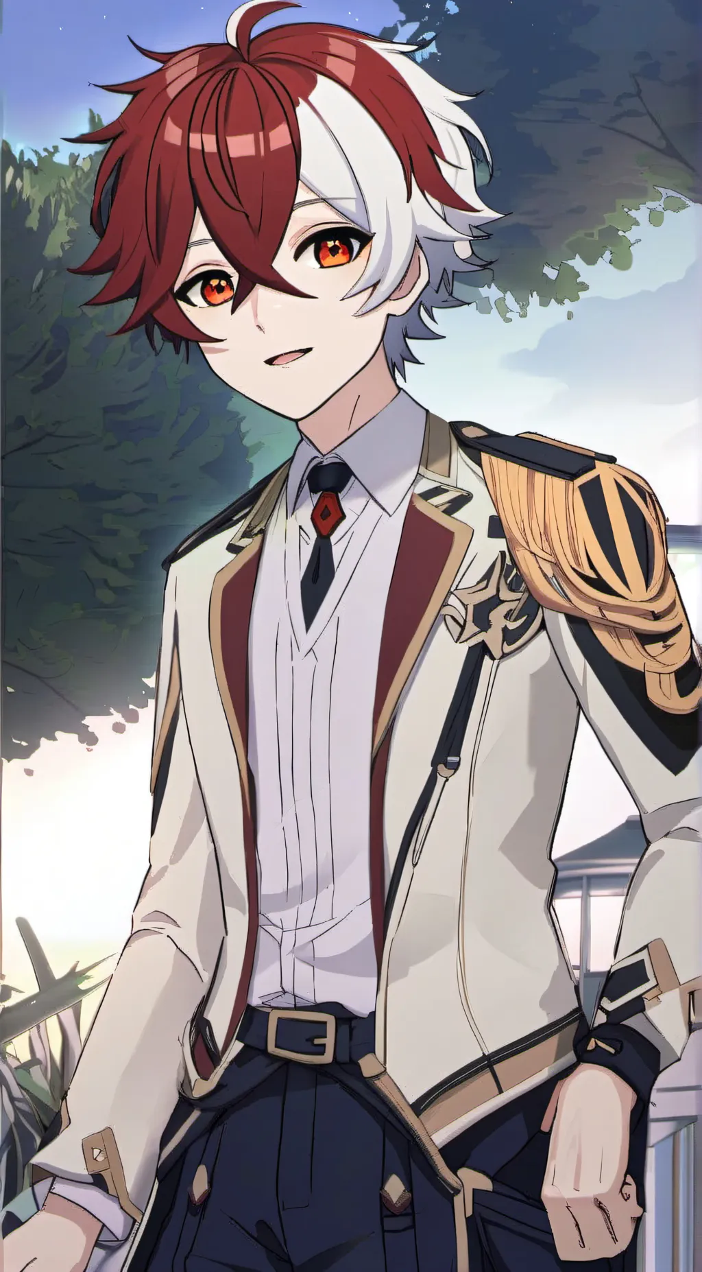 ai character: Shoto background