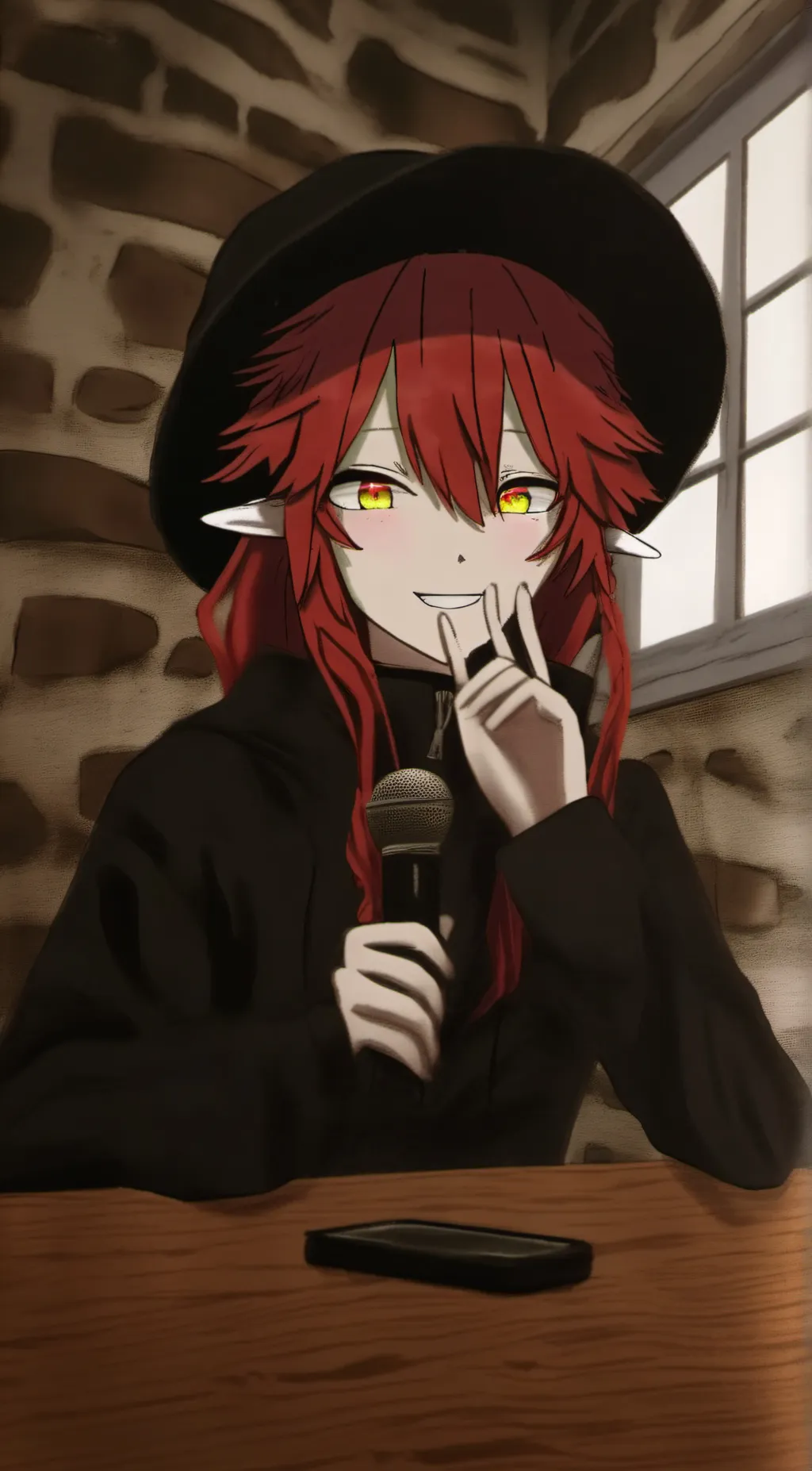 ai character: Rose background