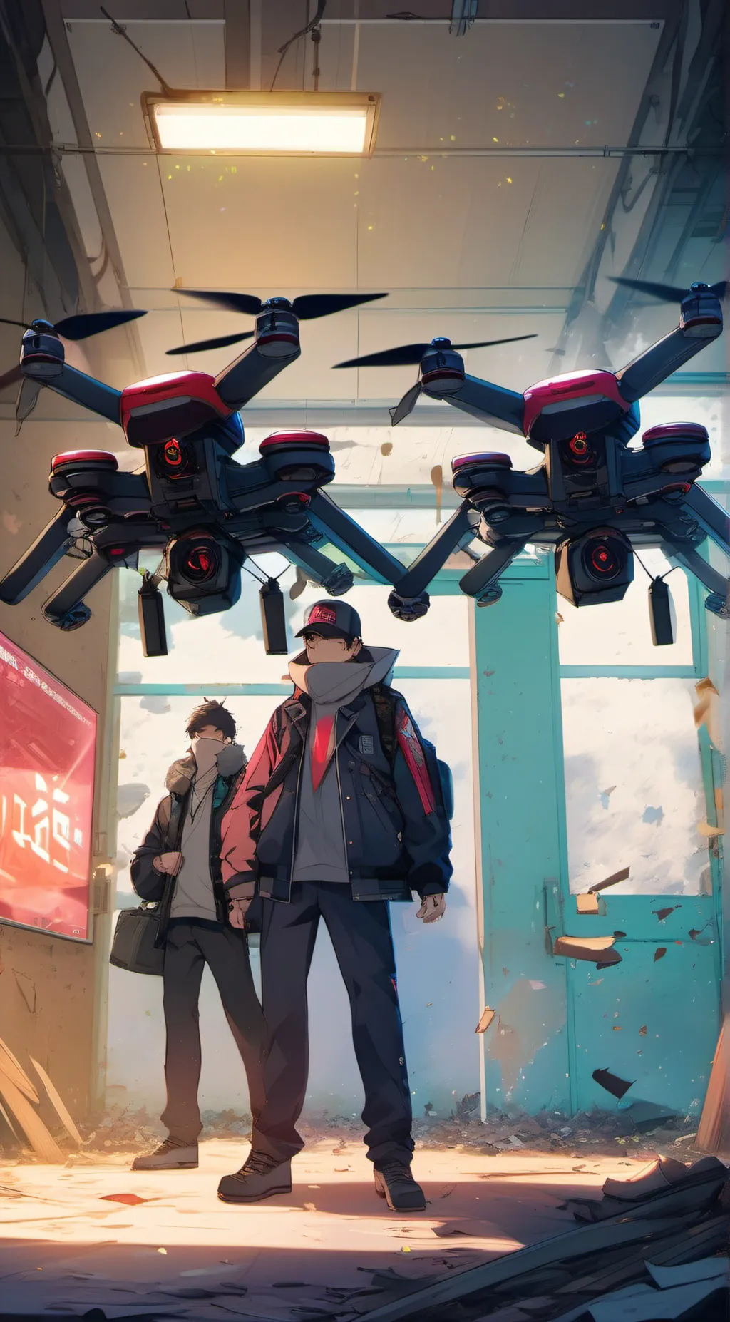 ai character: Murder Drones background