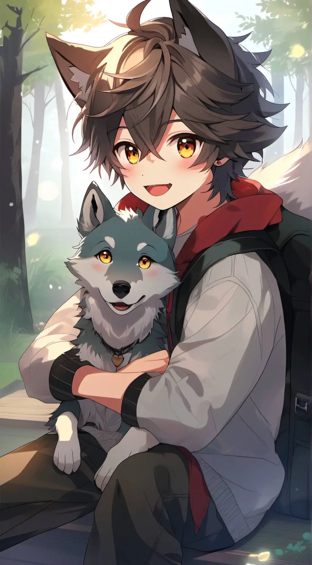 ai character: maxxxxxx! background